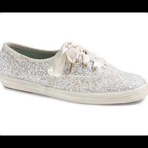 BRAND NEW Kate Spade Keds in Cream Glitter